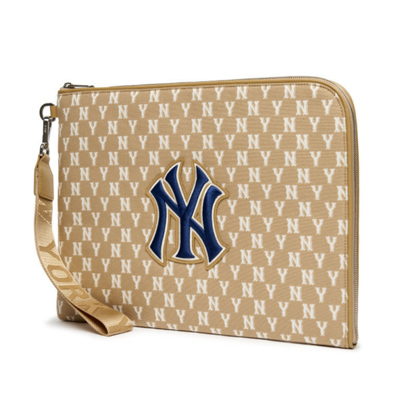Túi MLB Monogram Jacquard Digital Device Pouch M New York Yankees - Ảnh 2
