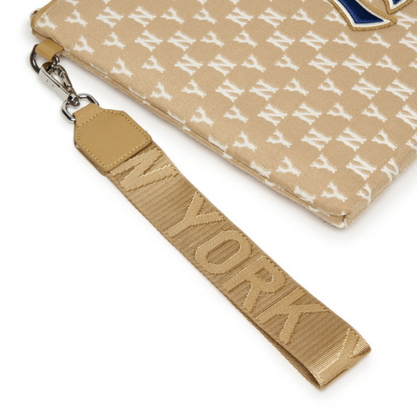 Túi MLB Monogram Jacquard Digital Device Pouch M New York Yankees - Ảnh 5