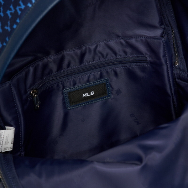 Balo MLB Monogram Backpack New York Yankees Blue 3ABKM012N-50NYL - Ảnh 6