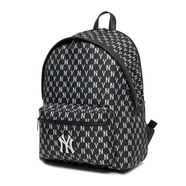 Balo MLB Monogram Backpack New York Yankees Black 3ABKM012N-50BKS - Ảnh 2