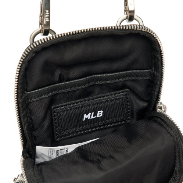 Túi MLB Nylon Phone Pouch NY Yankees Black 3ACRH062N-50BKS - Ảnh 6