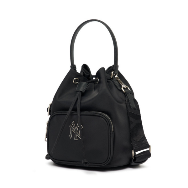 Túi MLB Nylon Bucket Bag New York Yankees Black 3ABMS042N-50BKS - Ảnh 2