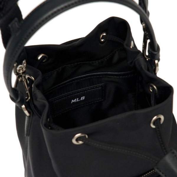 Túi MLB Nylon Bucket Bag New York Yankees Black 3ABMS042N-50BKS - Ảnh 6