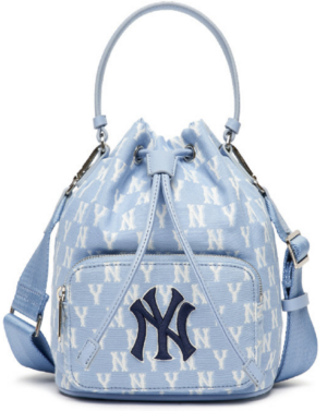 Túi MLB Monogram Jacquard Bucket Bag Baby Blue