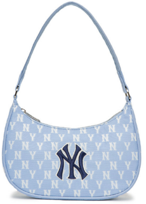 Túi MLB Monogram Hobo NY Yankees Blue 3ABQS012N-50BLL