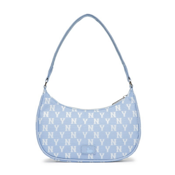 Túi MLB Monogram Hobo NY Yankees Blue 3ABQS012N-50BLL - Ảnh 3