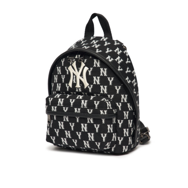 Balo MLB Monogram Mini Backpack New York Yankees Black 3ABKS012N-50BKS - Ảnh 2