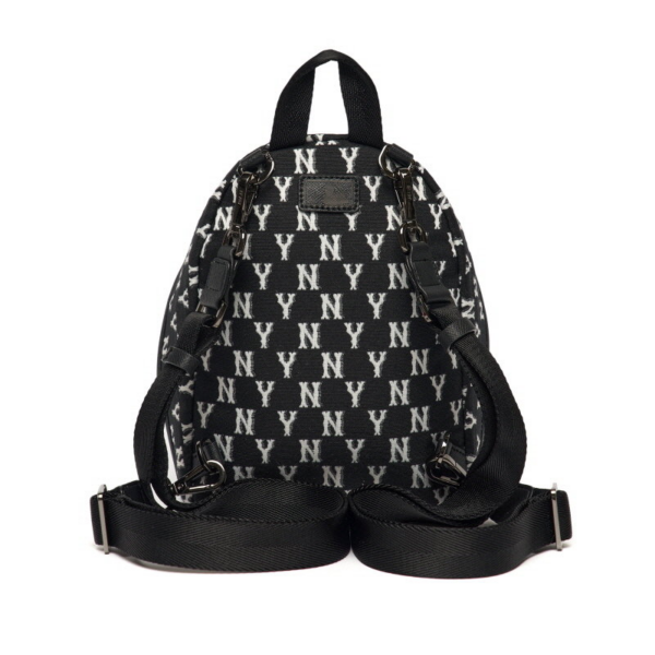Balo MLB Monogram Mini Backpack New York Yankees Black 3ABKS012N-50BKS - Ảnh 4