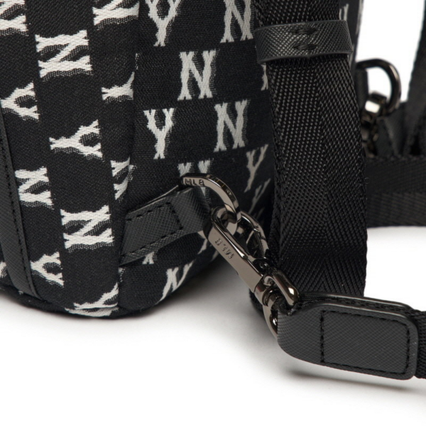 Balo MLB Monogram Mini Backpack New York Yankees Black 3ABKS012N-50BKS - Ảnh 6