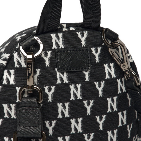Balo MLB Monogram Mini Backpack New York Yankees Black 3ABKS012N-50BKS - Ảnh 5