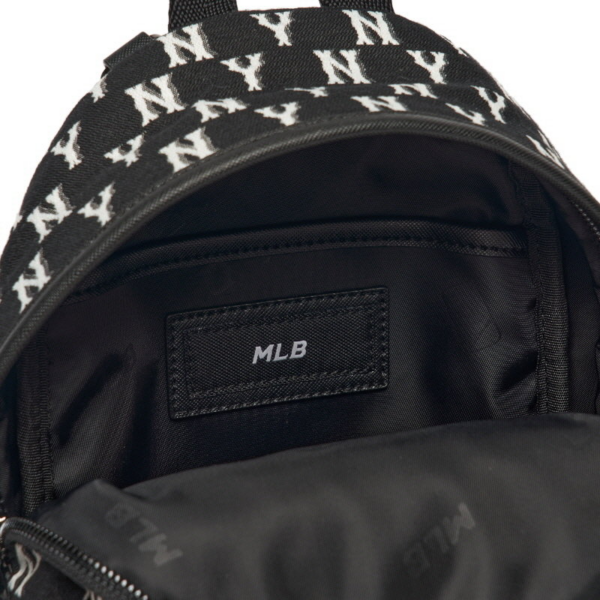 Balo MLB Monogram Mini Backpack New York Yankees Black 3ABKS012N-50BKS - Ảnh 7