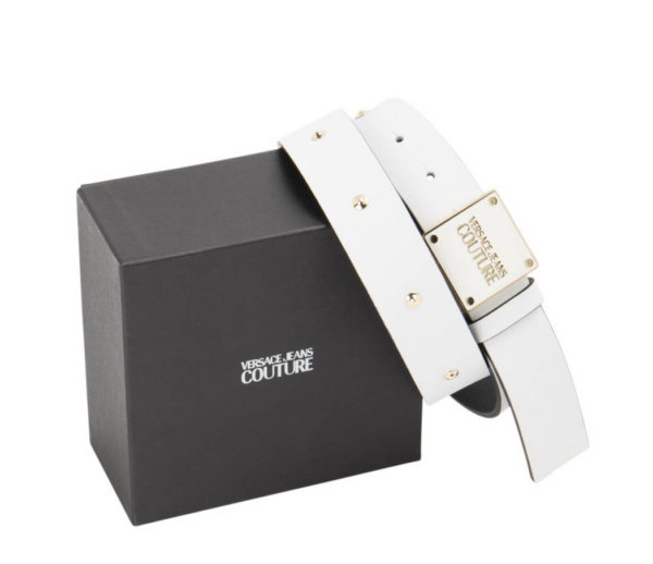 Thắt Lưng Versace Jeans Couture Leather Belt D8VWAF2471627003 - Ảnh 3