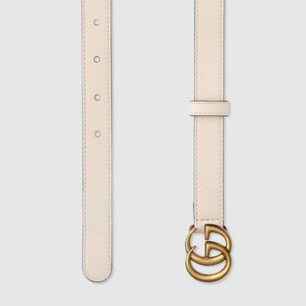 Thắt Lưng Gucci Women's Marmont Double G Buckle Belt 409417-AP00T-9022 - Ảnh 3