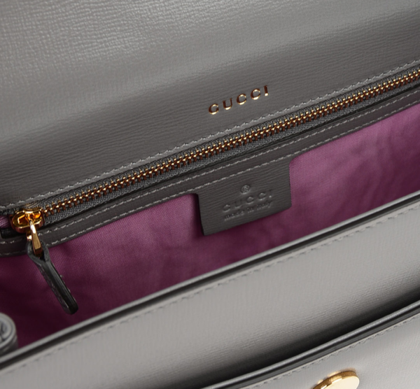 Túi Gucci Logo Plaque 'Grey' 589471-1DB0G-1275 - Ảnh 3