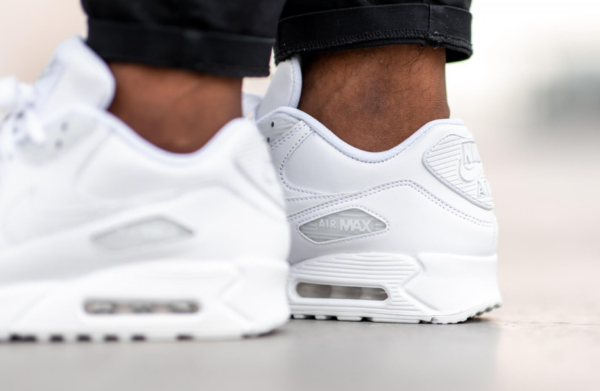Giày Nike Air Max 90 'White Leather' 302519-113 - Ảnh 5