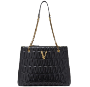 Túi Versace Virtus Quilted Leather Lagre Tote Black DBFI034-D3NTRT-DNMOV