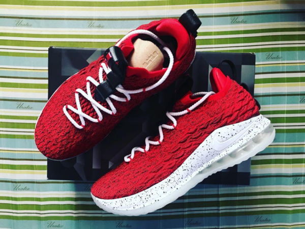 Giày Nike LeBron 15 Low EP 'University Red' AO1756-600 - Ảnh 5