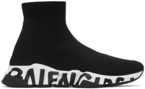 Giày Balenciaga Speed Graffiti Trainers Black White 645334-W2DB7-1015