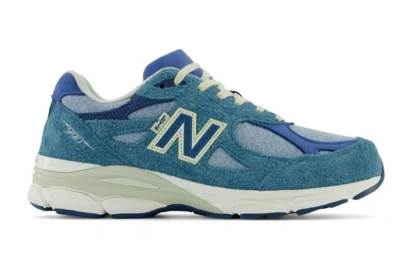 Giày New Balance Levi’s x 990v3 Made In USA 'Mallard Blue' M990LI3 - Ảnh 3