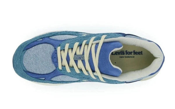 Giày New Balance Levi’s x 990v3 Made In USA 'Mallard Blue' M990LI3 - Ảnh 6