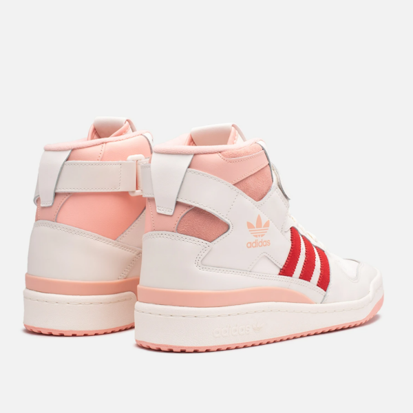 Giày Adidas Originals Forum 84 Hi 'Off White Pink Red' H01670 - Ảnh 4