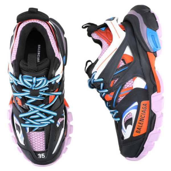 Giày Balenciaga Wmns Track Trainer Black Orange Pink 542436-W1GC1-1054 - Ảnh 2