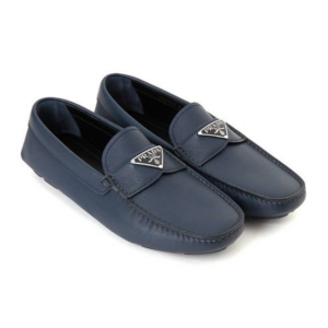 Alternative view of Giày Prada 21FW Saffiano Driving Loafers Navy 2DD164-053-F0216