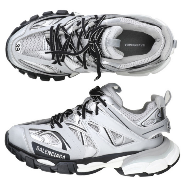 Giày Balenciaga Track Trainer Metallic Silver 542023-W2CD1-8100 - Ảnh 4