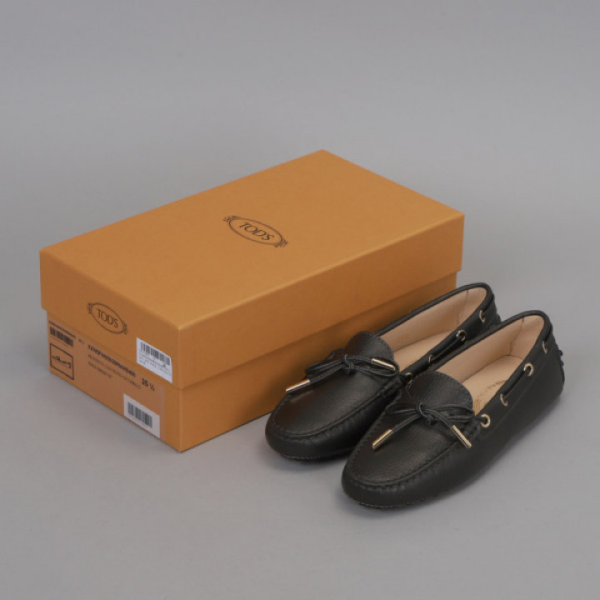 Giày Tod's Wmns Black Leather Driving Loafer XXW0FW05030RMMB400 - Ảnh 4