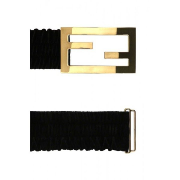 Thắt Lưng Fendi FF Ruched Belt 8C0621ADLM-F155L - Ảnh 3
