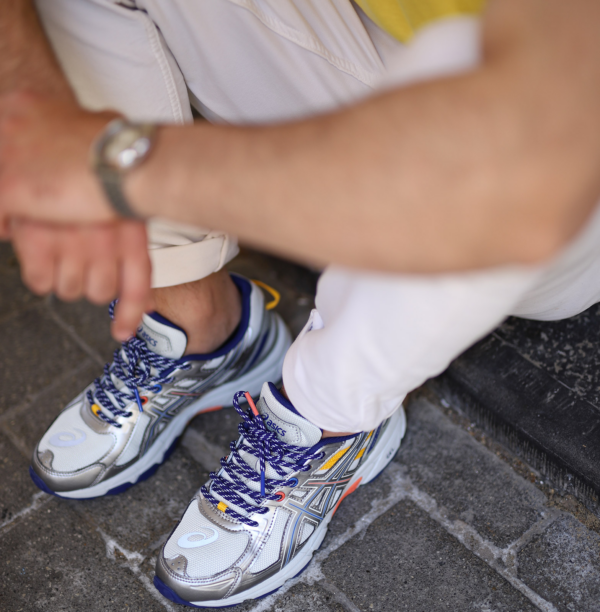 Giày Asics IAB Studio x Gel Venture 6 Silver Blue 1023A068 021 - Ảnh 3