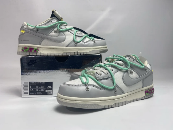 Giày Nike Off-White x Dunk Low 'Lot 04 Of 50' DM1602-114 - Ảnh 6