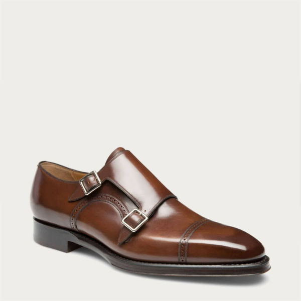 Giày Bally Men's Brown Scardino Leather 'Brown' 6198471 - Ảnh 3