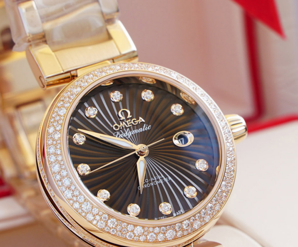 Đồng Hồ Omega De Ville 'Brown Gold' 425-65-34-20-63-002 - Ảnh 2