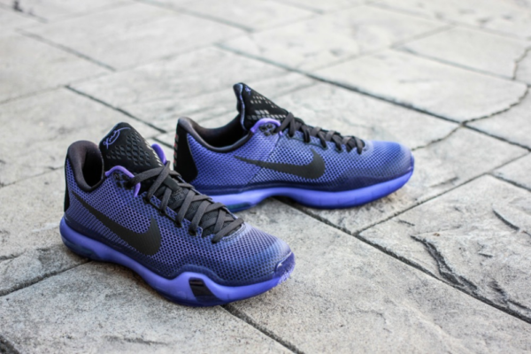 Giày Nike Kobe 10 Blackout 705317-005 - Ảnh 4