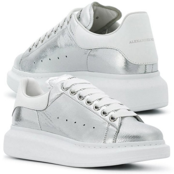 Giày  Alexander McQueen Wmns Oversized Sneaker 462214 WHS11 8113 - Ảnh 4