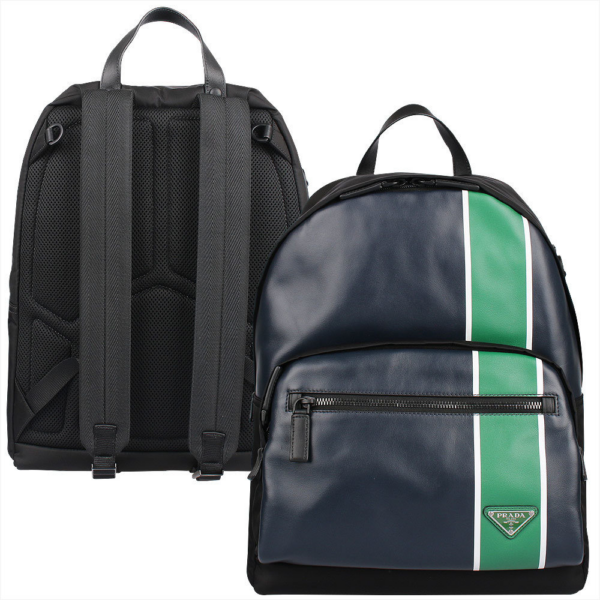 Balo Prada Technical Fabric Leather Backpack 2VZ066-2CIL-F0YVM - Ảnh 4
