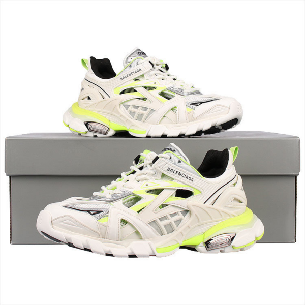 Giày Balenciaga Track.2 Trainer White Fluo Yellow 568614-W2GN3-9073 - Ảnh 2