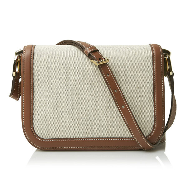 Túi Prada Emblem Linen Shoulder Bag 1BD257-2DLI-F0A5T-OUH - Ảnh 2
