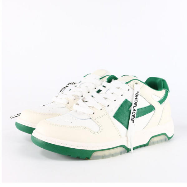 Giày Off-White Out of Office Low 'White Green' OMIA189F20LEA001-0155 - Ảnh 3