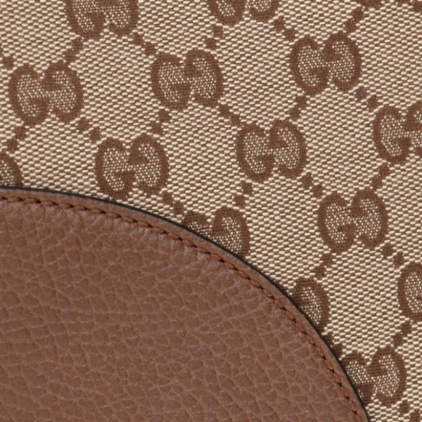 Gucci Bree GG Leather Canvas Shoulder Bag 449244 KY9LG 8610 - Ảnh 5