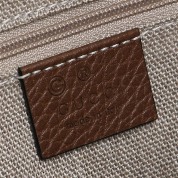 Gucci Bree GG Leather Canvas Shoulder Bag 449244 KY9LG 8610 - Ảnh 4
