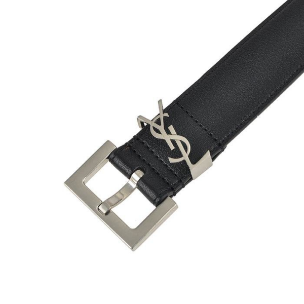 Thắt lưng Saint Laurent Guertel Mit Monogramm Black 634440-BRM0E-1000 - Ảnh 3