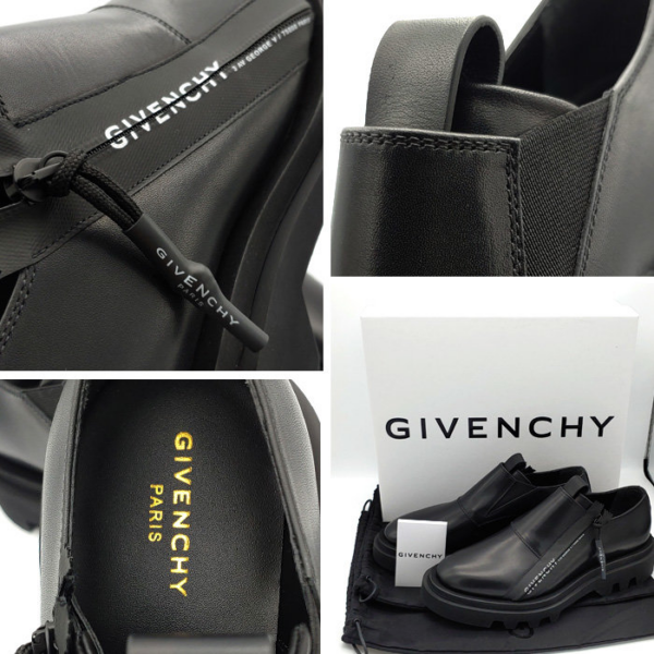 Giày Givenchy Combat Zipped Derby In Leather BH1030H0KE-001 - Ảnh 6
