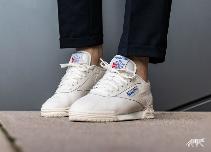 Giày Reebok Ex-O-Fit White Royal Blue AR3169 - Ảnh 4