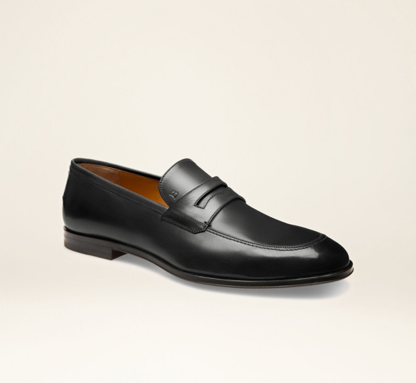 Giày Bally Westminster Leather Loafer 'Black' 6220948 - Ảnh 2