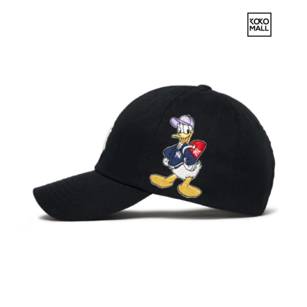 Mũ MLB x Disney Donald Duck Unstructured Ballcap NY 3ACPD011N-50BKS - Ảnh 6