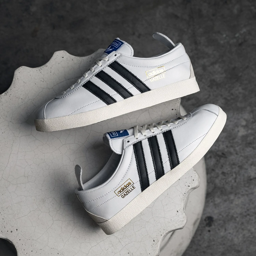 Giày Adidas Billy's x Gazelle Vintage 'White Black' FU9659 - Ảnh 3