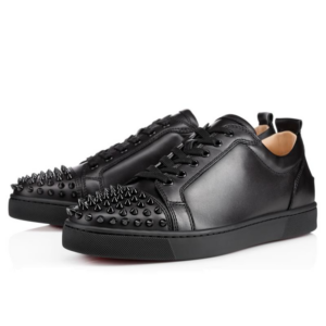 Alternative view of Giày Christian Louboutin Louis Junior Spikes Flat 'Black' 1130573CM53-SS13