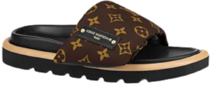 Dép Louis Vuitton Pool Pillow Mules 'Cacao Brown' 1AAEBX